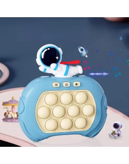 Іграшка антистрес Pop it електронна аркадна гра Push Bubble Sensory Астронавт 