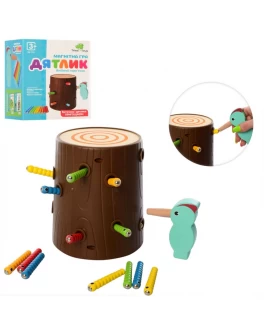Магнітна гра Limo Toy Дятлик Злови черв'ячка (MD 2751)