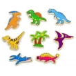 Дерев'яна іграшка Viga Toys магнітні фігурки Динозаври 20 шт (50289)