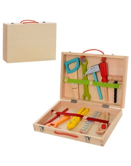 Деревянная игрушка Набор инструментов в чемодане (10 предметов) MD 1095 - mpl MD 1095