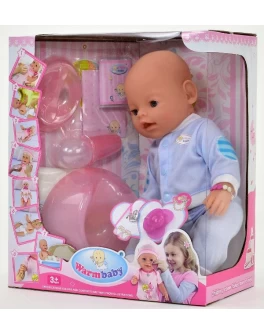 Функциональный пупс Baby Born 8006-421 В в голубом костюмчике - igs 63489