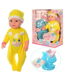 Кукла Baby Born BL033F в желтом комбинезоне и шапочке - mpl BL033F-DM-S-UA