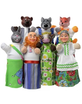 Домашній ляльковий театр Казка Солом'яний бичок