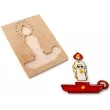 Рамка-вкладиш Монтессорі з дерева Свічка Lam Toys - lam 1001