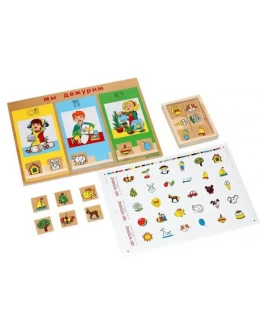 Дерев'яна гра Ми чергуємо Lam Toys