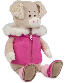 Мягкая игрушка Свинка Ася в спортивной жилетке, 20 см - SGR MT-MRT031815-20
