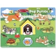 Рамка-вкладиш Монтессорі з дерева Домашні тварини Melissa & Doug - MD19053