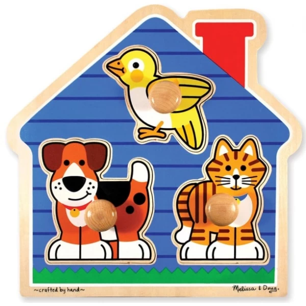 Формовий пазл Домашні тварини Melissa & Doug - MD2055