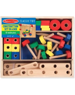 Деревянный строительный конструктор в коробке Melissa & Doug - MD5151
