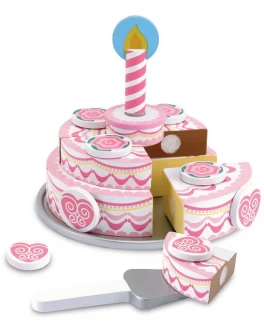 Игровой деревянный набор - Трехъярусный праздничный торт Melissa & Doug - MD14069 