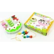 Деревянная игра балансир-шнуровка Фрукты-Овощи (MD 1029) - ves MD 1029