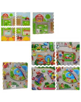 Ігровий килимок пазл Дороги (M 5712) - mpl M 5712 Ігровий килимок пазл Дороги (M 5712) - mpl M 5712