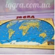 Карта полушарий 64х39 см. Методика Монтессори - SV карта полушарий