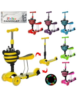 Самокат-беговел с сиденьем iTrike JR 3-054-M - mpl JR 3-054-M