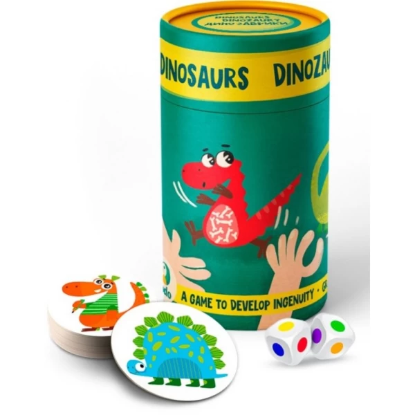 Настольная игра на скорость реакции Dodo Динозаври
