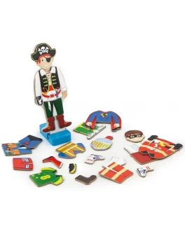 Дерев'яна магнітна гра Viga Toys Гардероб хлопчика (50021VG) - afk 50021VG