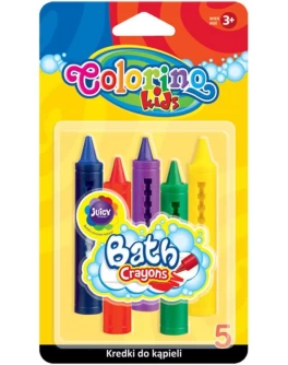 Крейди воскові Colorino для ванни 5 кольорів - ves 67300