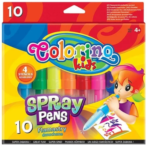 Фломастери повітряні Colorino 10 кольорів - ves 32605