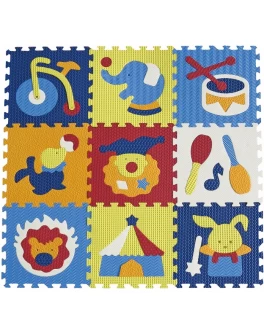 Детский коврик-пазл Baby Great Удивительный цирк 92х92 см (GB-M129С) - SGR GB-M129С