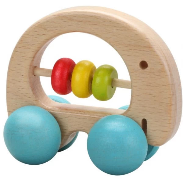 Дерев'яна іграшка Classic World Брязкальце каталка Слоник - CW 3052