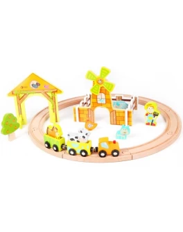 Дерев'яна залізниця Classic World Ферма - CW 4193