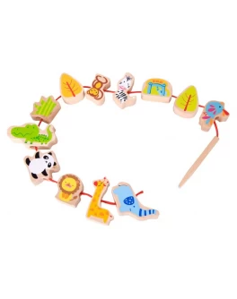 Дерев'яна іграшка Classic World Шнурівка зоопарк - CW 3632