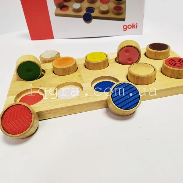 Набір тактильний Мемо Текстури на дошці - mpl 56914