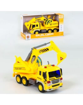 Машинка інерційна Екскаватор WY 310 D (світло, звук) - igs WY 310 D 