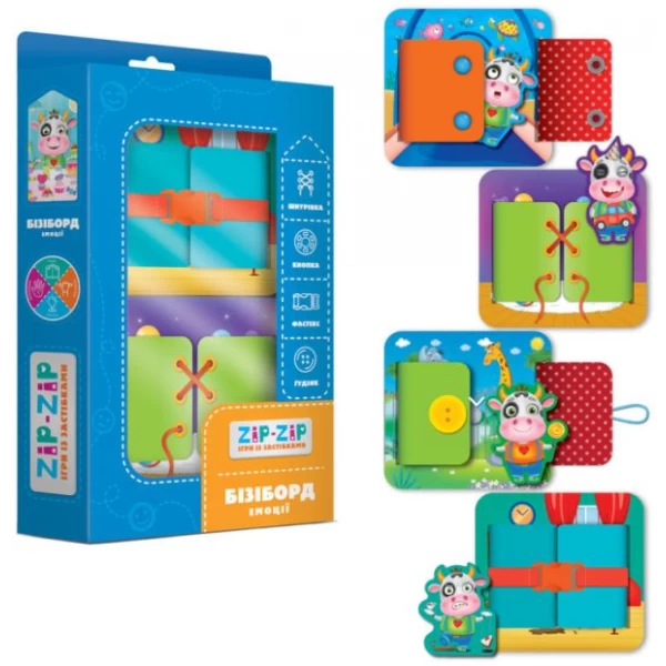 Бізіборд Vladi Toys Емоції ZZ1001-01 (укр) - ZZ1001-01