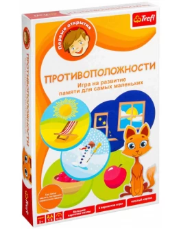 Настільна гра Перші відкриття. Протилежності Trefl - pi 1105