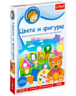Настільна гра Перші відкриття. Кольори і фігури Trefl - pi 1106