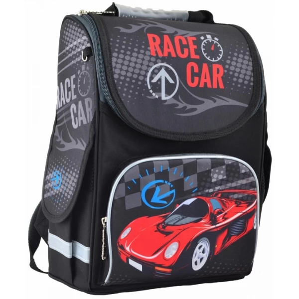 Рюкзак шкільний каркасний Smart PG-11 Race car, 34х26х14 - poz 554513