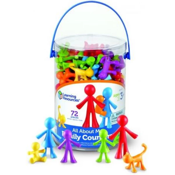 Фігурки для сортування Моя родина 72 шт Learning Resources LER3372