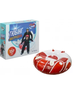Тюбінг для снігових гірок Ватрушка, 137 см - mlt 170012