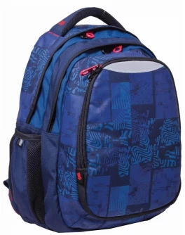 Рюкзак підлітковий YES Т-22 Indigo, 40х34х24см - poz 552618 Рюкзак підлітковий YES Т-22 Indigo, 40х34х24см - poz 552618