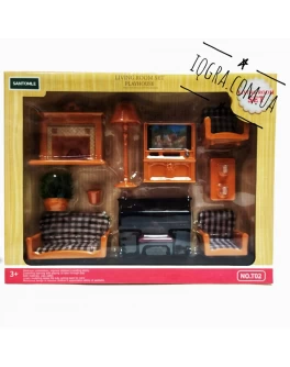 Набір меблів Щаслива сім'я Вітальня для ляльок лол - igs Т 02