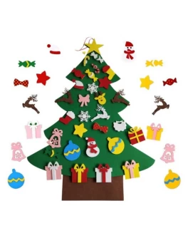 Коврограф Новорічний Ялинка з іграшками на липучках 30 шт. - елка diy Коврограф Новорічний Ялинка з іграшками на липучках 30 шт. - елка diy