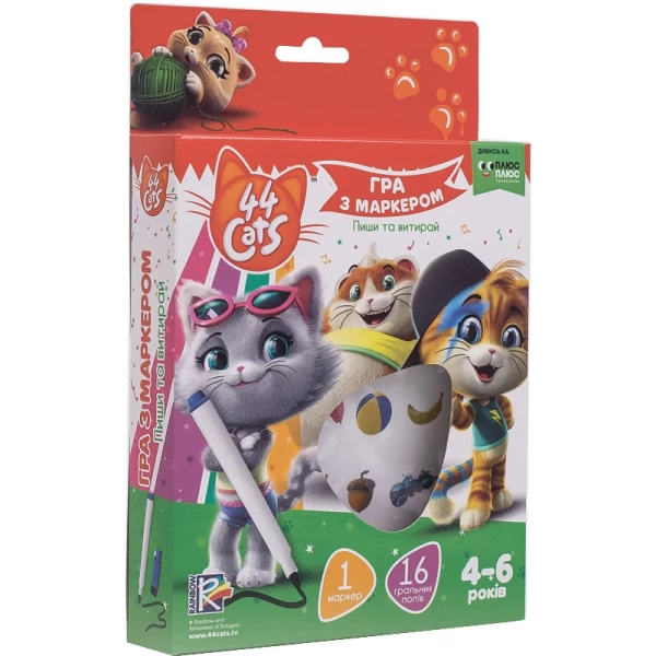Гра з маркерами Vladi Toys 44 Коти 4-6 років (VT5010-16) - VT5010-16