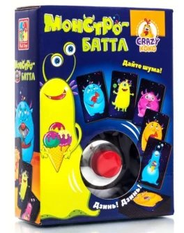 Гра настільна із дзвоником Vladi Toys Монстро-баттл (VT8010-04) - VT8010-02 / VT8010-04