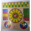 ГОДИННИК-КАЛЕНДАР дерев'яний
