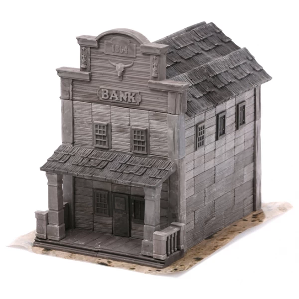 Конструктор з керамічних цеглинок Банк. Дикий Захід, 240 деталей - esk 70545