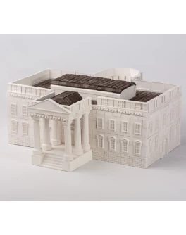 Конструктор з керамічних цеглинок Білий дім, 960 деталей - esk 70507