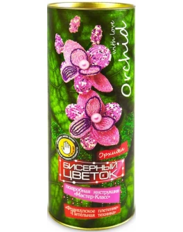Набір для творчості Danko Toys Квітка з бісеру - mlt Бисерный цветок