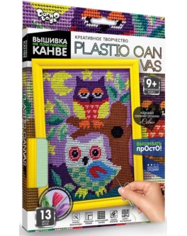 Набір для творчості Danko Toys Вишивка на пластиковій канві Plastic Canvas - mlt Plastic Canvas