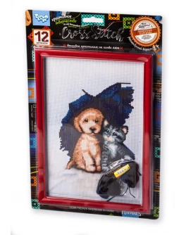 Набір для творчості Danko Toys Вишивка хрестиком на канві Cross Stitch - mlt Cross Stitch 2