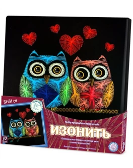 Набір для творчості Danko Toys Картина-панно з ниток муліне Ізоніть - mlt Изонитка