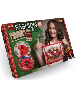 Набір для творчості Danko Toys Сумка Fashion bag вишивка стрічками (FBG-01-01) - mlt FBG-01-01