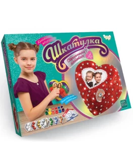Набір для творчості Danko Toys Шкатулка Блискуча паєтка (SHR-01-03) - mlt SHR-01-03