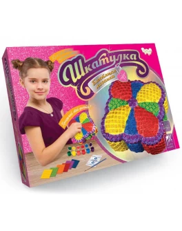 Набір для творчості Danko Toys Шкатулка Блискуча мозаїка - mlt шкатулка 1