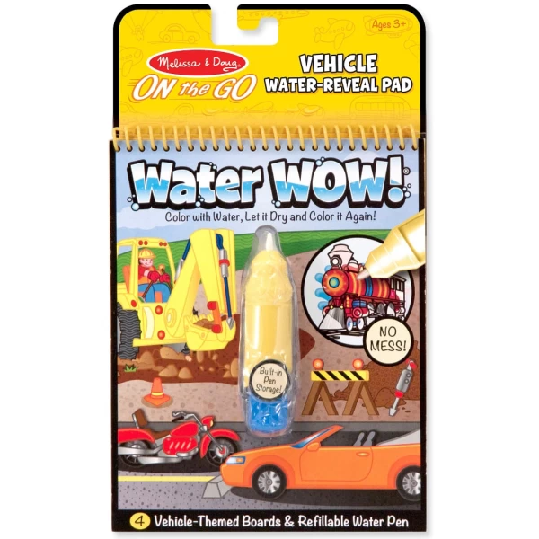 Чарівна водна розмальовка для малюків Melissa & Doug Транспорт (MD15375)